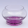 Forever into glass cremation ashes bowl