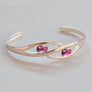 Forever into glass cremation ashes bracelet