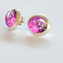 Forever into glass cremation ashes earrings