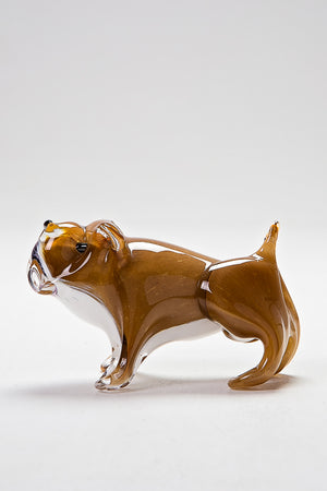 Glass Bulldog by Langham Glass