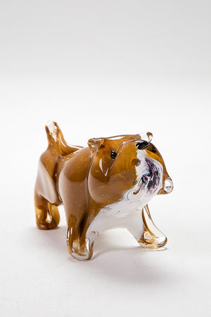Glass Bulldog by Langham Glass