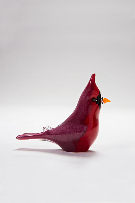 Cardinal handmade at Langham Glass