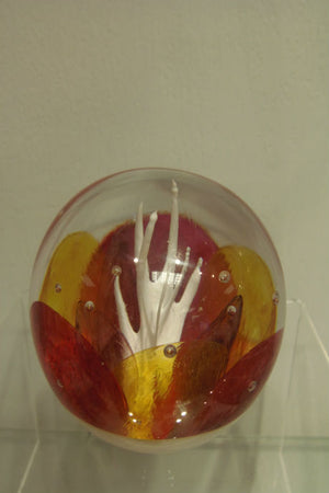Handmade glass limited edition Destiny paperweight