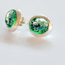 Forever into glass cremation ashes earrings