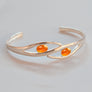 Forever into glass cremation ashes bracelet
