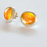 Forever into glass cremation ashes earrings