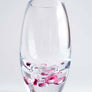 Handmade Cosmos Vase Ruby