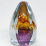 Amethyst and Gold Forever into Glass