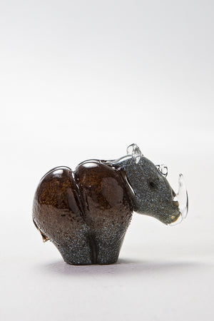 Rhino handmade at Langham Glass, Norfolk