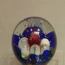 Handmade glass limited edition Pacific paperweight