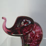 Handmade glass elephant