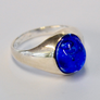 forever into Glass ring made using cremation ashes at Langham Glass
