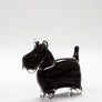 Handmade Scottie Dog, made by Langham Glass, Norfolk