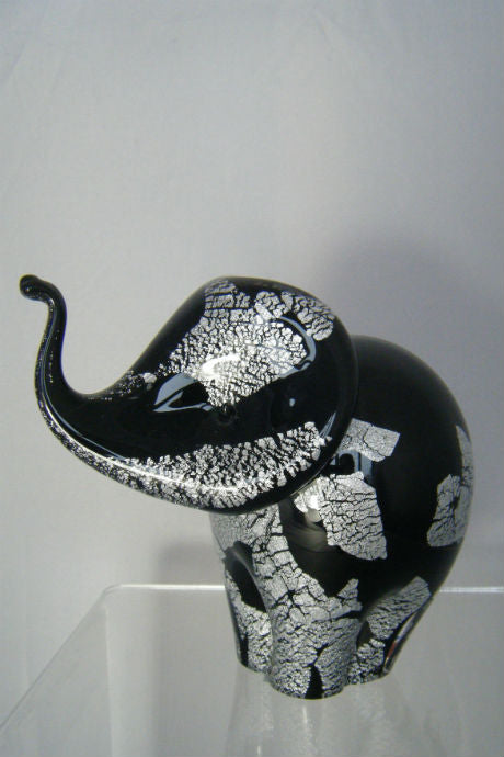 Handmade glass elephant