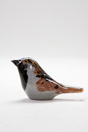 Beautiful handcrafted Sparrow  made in Norfolk at Langham Glass