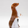 Standing Stoat, handmade at Langham Glass, Norfolk