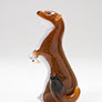 Standing Stoat, handmade at Langham Glass, Norfolk