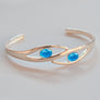 Forever into glass cremation ashes bracelet