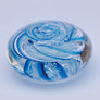 Forever into glass cremation ashes pebble paperweight