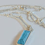 Forever into glass cremation ashes necklace