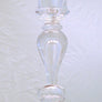 Handmade glass windsor clear candlestick