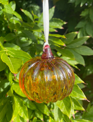 Handmade Hanging Pumpkins