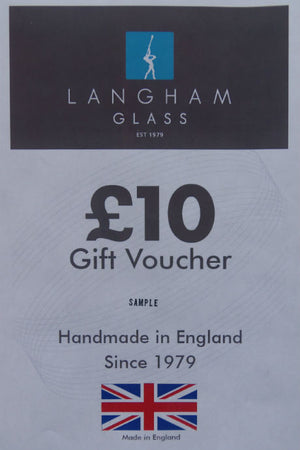 Langham Glass £10 gift voucher