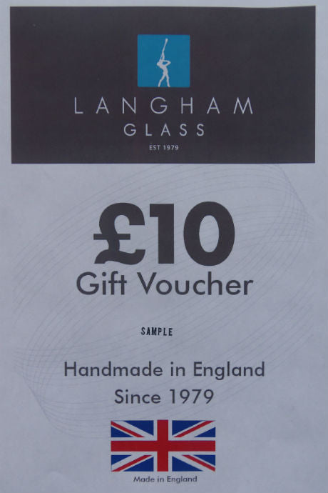 Langham Glass £10 gift voucher