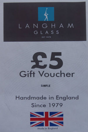 Langham Glass £5 gift voucher