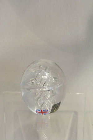 Handmade glass astral paperweight