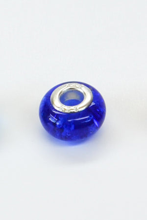 Forever into Glass Sapphire Charm Bracelet Bead 