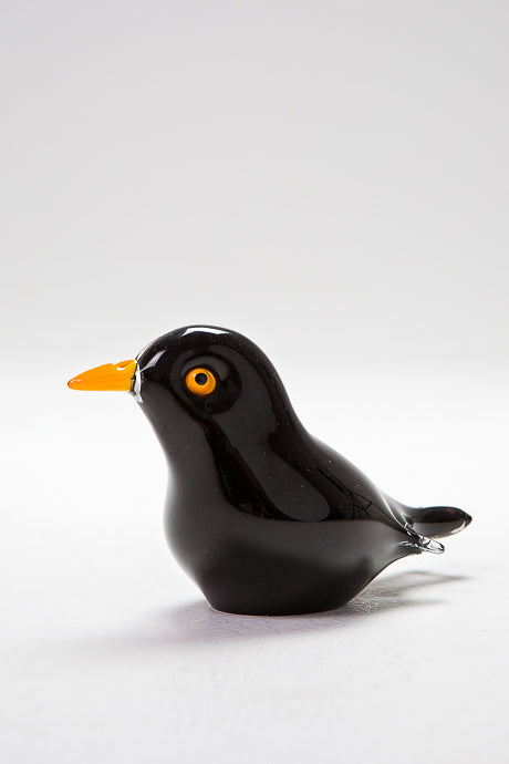 Beautiful Blackbird, handcrafted at Langham Glass, Norfolk
