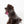 Chocolate Labrador, handmade at Langham Glass, Norfolk