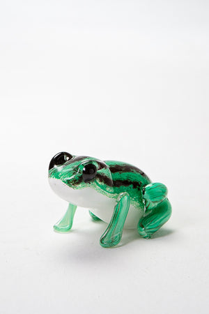 Woodland Friends Frog, handmade at Langham Glass