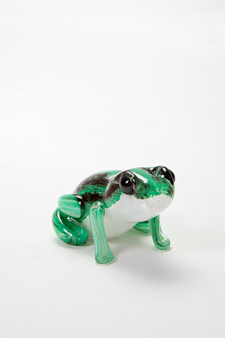 Woodland Friends Frog, handmade at Langham Glass