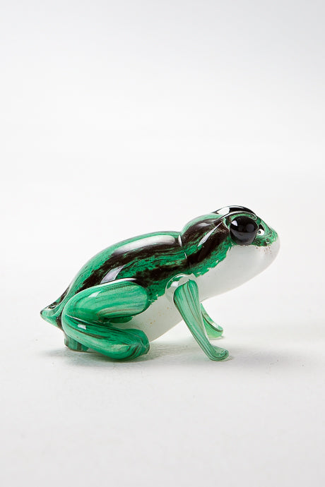 Woodland Friends Frog, handmade at Langham Glass