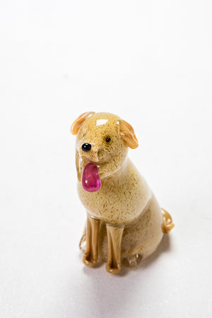 Golden Labrador Handmade at Langham Glass, Norfolk