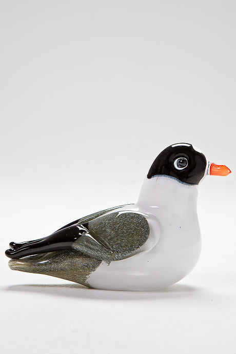 Hand Crafted Glass Gull by Langham Glass, Norfolk