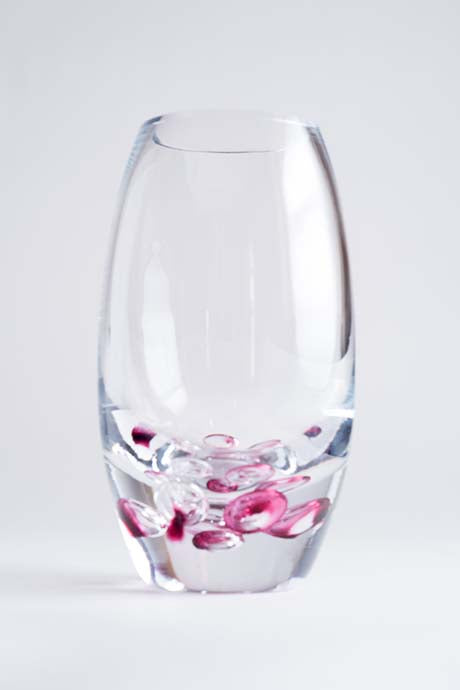 Handmade Cosmos Vase Ruby