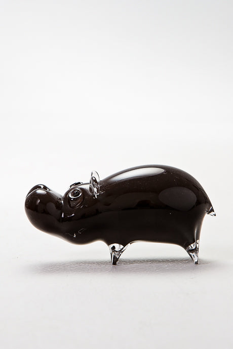 Hippo handcrafted at Langham Glass in Norfolk