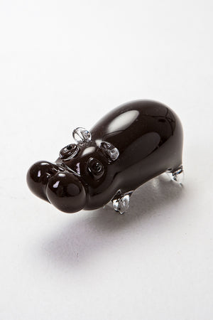 Hippo handcrafted at Langham Glass in Norfolk