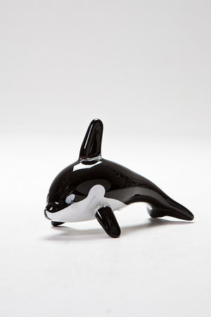 Glass Killer Whale by Langham Glass, Norfolk