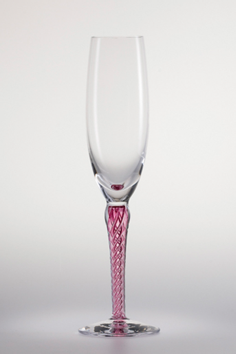 Langham Glass Twist Stem Champagne Glass
