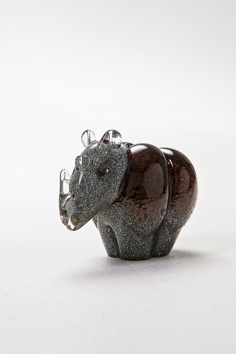 Rhino handmade at Langham Glass, Norfolk