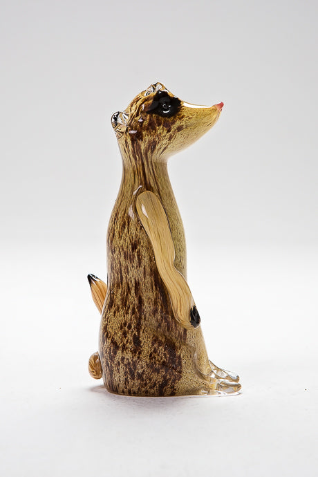 Beautiful Meerkats handmade at Langham Glass, Norfolk