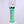 Handmade glass olde english emerald candlestick