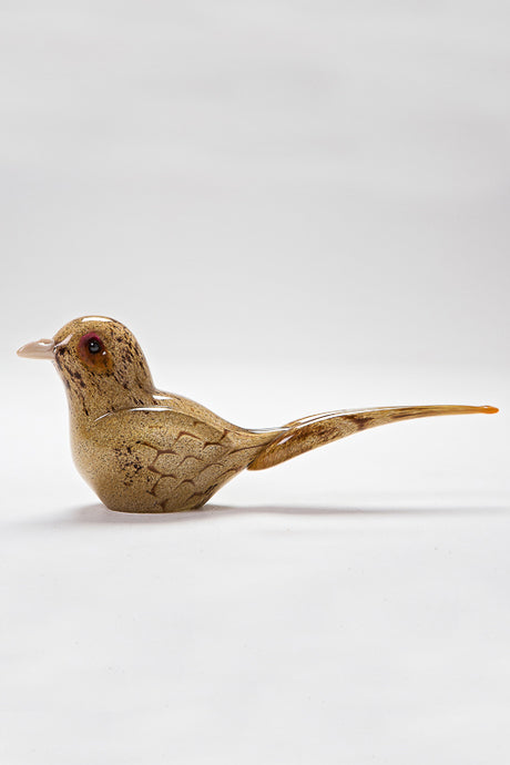 Pheasant Hen handmade at Langham Glass