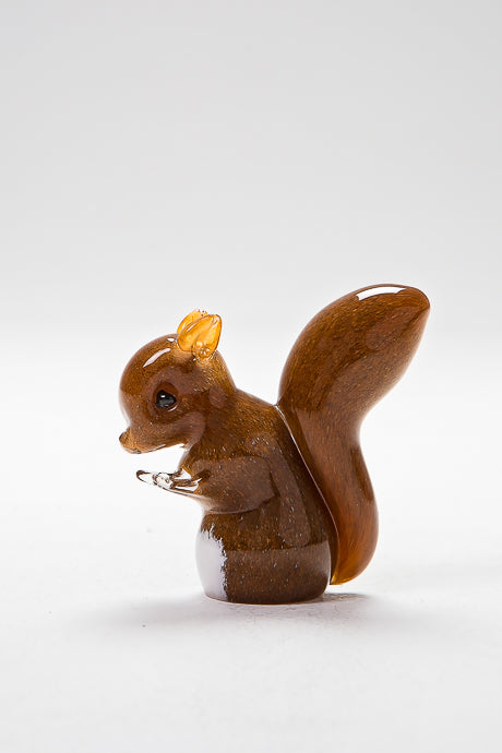 Handcrafted Red Squirrel by Langham Glass, Norfolk
