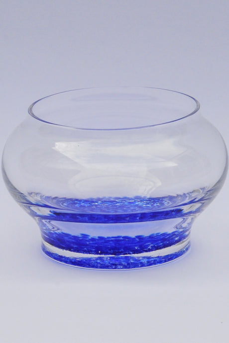 Forever into glass cremation bowl