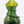 Green glass vase created by Langham Glass